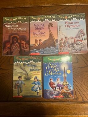 Magic Tree House kids books | set of 5 paperback chapter books